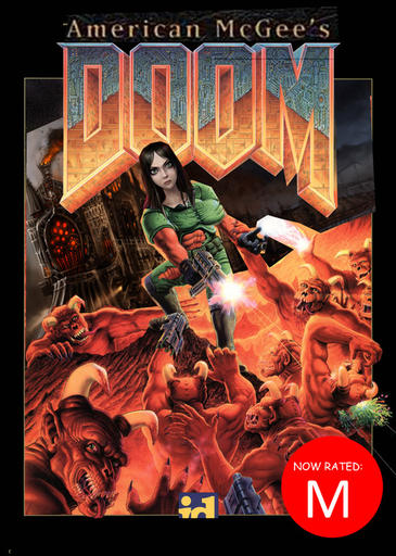 Alice: Madness Returns - Постер The DOOM в стиле Alice 2